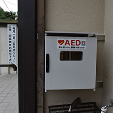 壁掛式屋外型AED収容ボックス　写真３