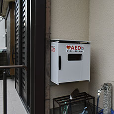 壁掛式屋外型AED収容ボックス　写真４
