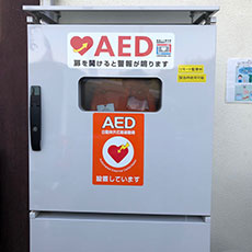 自立式屋外型AED収容ボックス　写真２